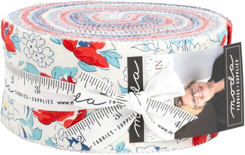 Linzee Kull McCray Time ومرة ​​أخرى Jelly Roll 40 2.5 بوصة شرائط Moda Fabrics 23360JR in Saudi Arabia