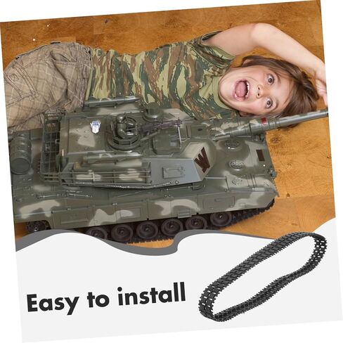 مجموعة الخزانات التي يتم التحكم فيها عن بُعد من المطاط مجموعة: 4 DIY Tank Trans for Toy Cars Prespacts for Model Strong Grip in Saudi Arabia