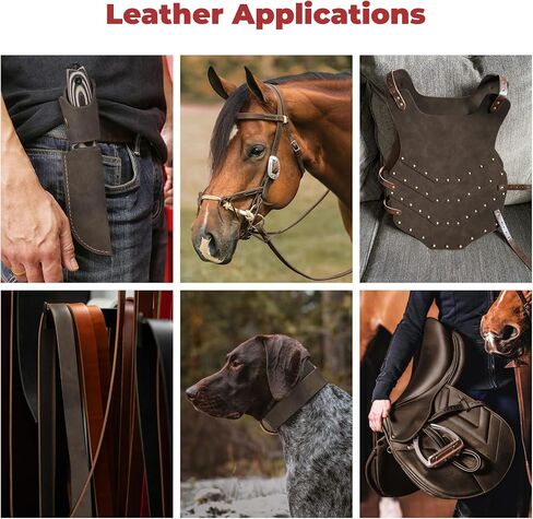 ELW 12-14 oz (4.8-5.6 mm) Bridle Veg Tan Leather Pieces Cowhide |Dark Brown 1-2 SQ FT| Tooling Thick Leather Material Sheets Belts, Straps,Sheath, Holster, Saddle, Remnants, Scraps, Shapes in Kuwait