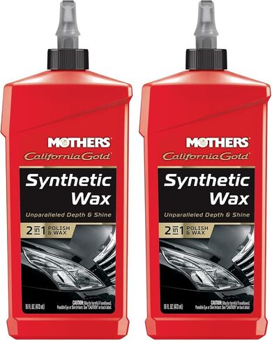 Mothers 05716-6 California Gold Synthetic Wax Liquid - 16 oz, (Pack of 6) in Saudi Arabia