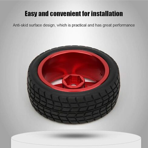 Plplaaoo RC Car Tyre and Wheel Hub Set 1 16 Scale Presection Presactions لـ SCY 16101 ، 16102 ، 16103 ، 16201Pro Red in Saudi Arabia