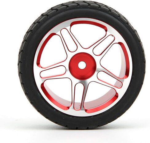 Plplaaoo RC Car Tyre and Wheel Hub Set 1 16 Scale Presection Presactions لـ SCY 16101 ، 16102 ، 16103 ، 16201Pro Red in Saudi Arabia