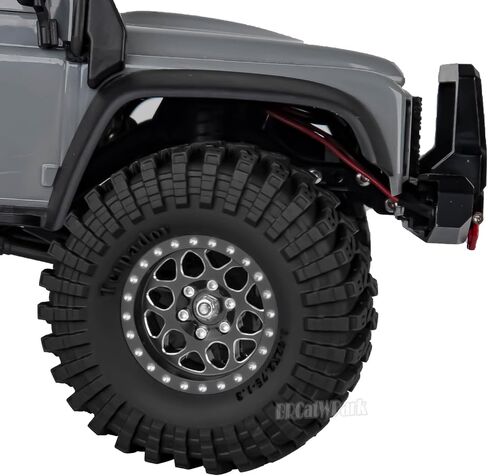 RC 1.3 عجلات وإطارات Beadlock لـ 1/18 TRX4M 1/24 SCX24 FCX24 RC CRAWLER CAR ، 4pcs RC 1.3 في الحافات النحاسية وعرجلات الربح الألمنيوم ، حافات وإطارات بحرية ، أزرق أزرق بحري ، in Saudi Arabia