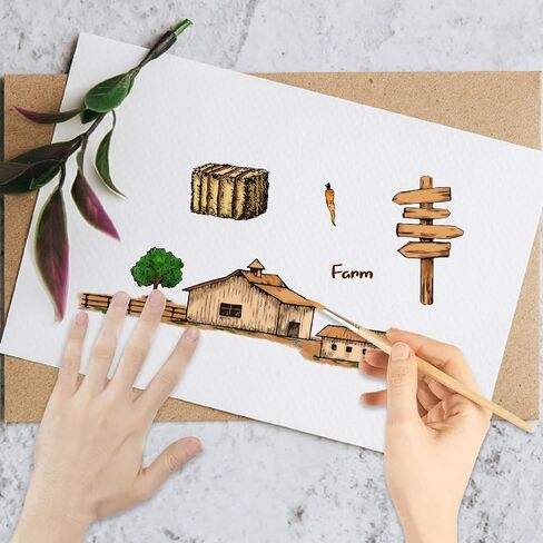 CRASPIRE Farms Clear Stamps Hens Sheep Goats Windmills Retro Transparent Silicone Stamp Seals for Handmade Photo Album Journaling Card Making Notebook Decor DIY Scrapbooking Film Frame in Saudi Arabia