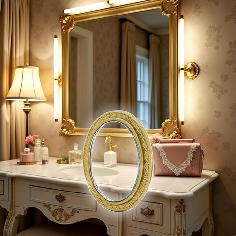 Miniature Dollhouse Mirror Frame Frame Mirror Dollhouse Victorian Baroque Wall Decor in Kuwait