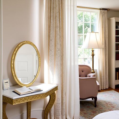 Miniature Dollhouse Mirror Frame Frame Mirror Dollhouse Victorian Baroque Wall Decor in Kuwait