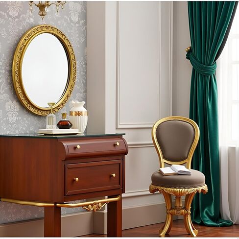 Miniature Dollhouse Mirror Frame Frame Mirror Dollhouse Victorian Baroque Wall Decor in Kuwait