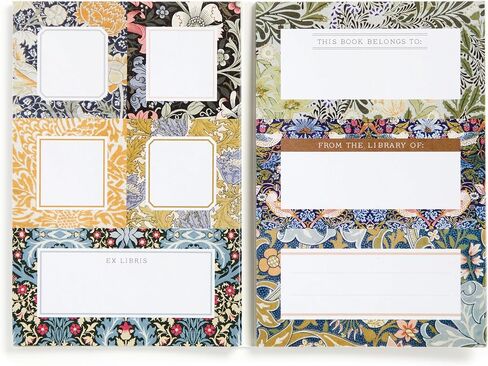 Galison William Morris – Book Of Labels Including 8 Label Pads Featuring Different Floral Patterns Perfect For Labeling And Gifting in Saudi Arabia