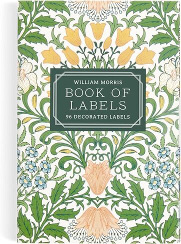 Galison William Morris – Book Of Labels Including 8 Label Pads Featuring Different Floral Patterns Perfect For Labeling And Gifting in Saudi Arabia