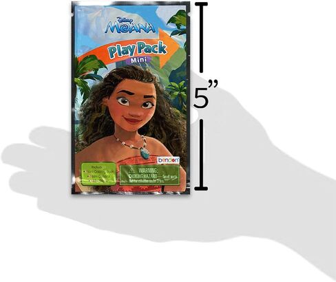 Disney 8 Pc Moana Mini Party Favors Set - Bundle 8 Play Packs with Mini Coloring Books, Stickers, and Goodie Bags | Moana Birthday Party Supplies Decorations in Saudi Arabia