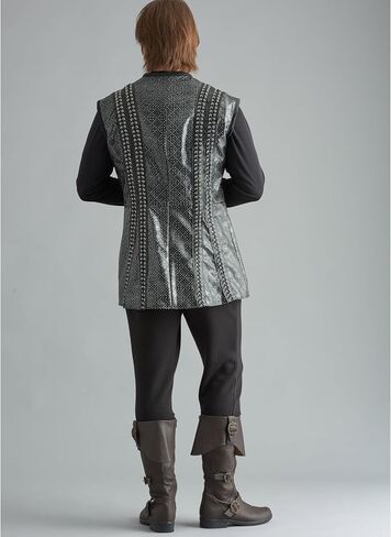 Simplicity SS9593BB Men's Medieval Coat, Jacket and Vest Costume Sewing Pattern Packet, Design Code S9593, Sizes 46-48-50-52 in Saudi Arabia