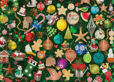 Ceaco - Tracy Flickinger - Christmas Ornament Collection - 1000 قطعة Jigsaw Puzzle in Saudi Arabia