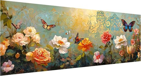 Pavemlo 5D Large Diamond Art Kits for Adults Waterfall, Full Drill Big Diamond Painting Kits Landscape Pictures Paint with Diamonds, Cross Stitch Art Rhinestone Craft for Home Wall Decor 12x31.5 inch in Saudi Arabia