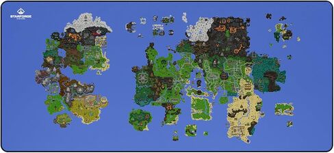 Map - Old School RuneScape Gaming Desk Mat – Large Extended Mouse & Keyboard Pad in Saudi Arabia