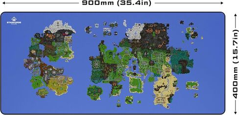 Map - Old School RuneScape Gaming Desk Mat – Large Extended Mouse & Keyboard Pad in Saudi Arabia