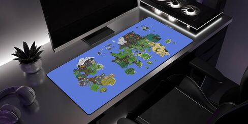 Map - Old School RuneScape Gaming Desk Mat – Large Extended Mouse & Keyboard Pad in Saudi Arabia