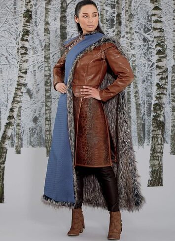 McCall's M7855a5 Women's Fantasy Jacket ، Cape ، و Cosplay Costume ، أحجام 6-14 نمط خياطة ، لا شيء in Saudi Arabia