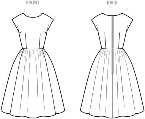 Simplicity SS3153H5 Vintage 1960's Misses' One Piece Jiffy Dress Sewing Pattern Packet, Design Code S3153, Sizes 6-8-10-12-14 in Saudi Arabia