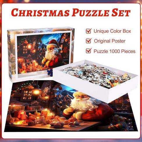 CCINEE Halloween Jigsaw Puzzle for Holiday Big Challenge, Huanted House Witch Hocus Pocus Puzzle for Adult Halloween Scene Puzzles for Horror Witched Theme Party Activity Gift 1000 Pieces in Saudi Arabia