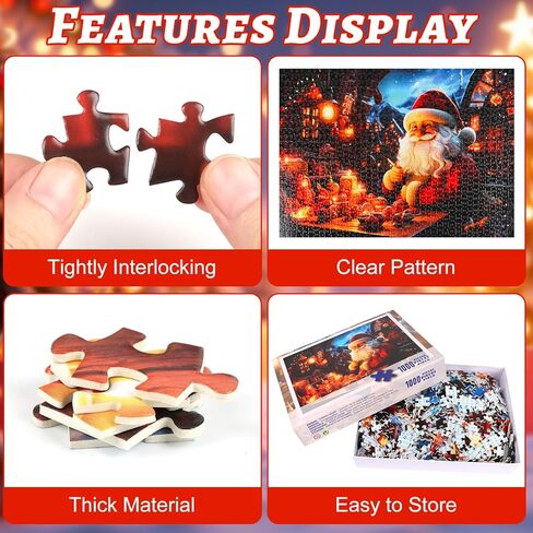 CCINEE Halloween Jigsaw Puzzle for Holiday Big Challenge, Huanted House Witch Hocus Pocus Puzzle for Adult Halloween Scene Puzzles for Horror Witched Theme Party Activity Gift 1000 Pieces in Saudi Arabia
