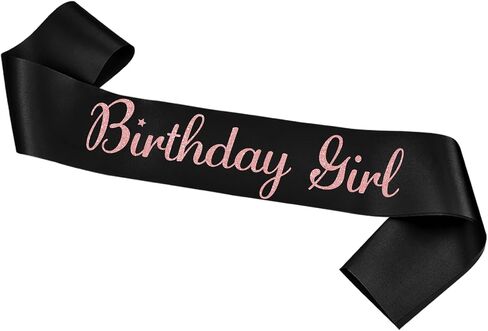 عيد ميلاد SASH ، عيد ميلاد SASH الأبيض للنساء والفتيات مع Silver Silver Letters هدية عيد ميلاد هدية لعيد ميلاد الحفلات الزخارف واللوازم Wihte Silver in Kuwait