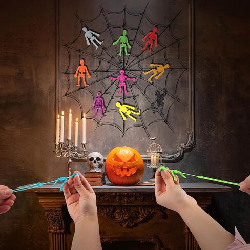 Libima 200 PCS Halloween Stepressy Skedon Toys متنوع جماجم لزجة لزجة ألعاب تخفيف الإجهاد في هالوين غودي. in Saudi Arabia