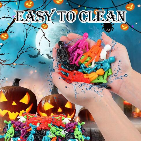 Libima 200 PCS Halloween Stepressy Skedon Toys متنوع جماجم لزجة لزجة ألعاب تخفيف الإجهاد في هالوين غودي. in Saudi Arabia