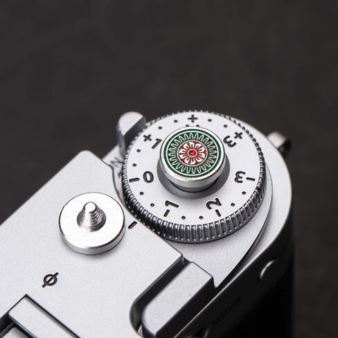 Chinese Mahjong Camera Shutter Button and Camera hot Shoe Cover, Suitable for Fuji XE3/XE4/XT100/XT200/XT20/XT30/XT4/XT5/XPRO2/XPRO3/Nikon ZF (Chinese Mahjong Shutter Button and hot Shoe Cover) in Saudi Arabia