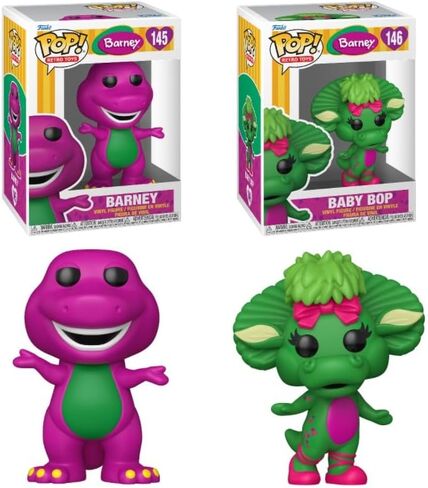 Funko Barney Pop! Retro Toys Complete Set (2) in Saudi Arabia