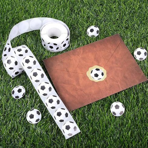 500 قطعة ملصقات كرة قدم ، ملصقات كرة رياضية لذيذة لفة فينيل كرة القدم عشاق لزجة مكافأة رياضة الكرة ديكور داء in Kuwait