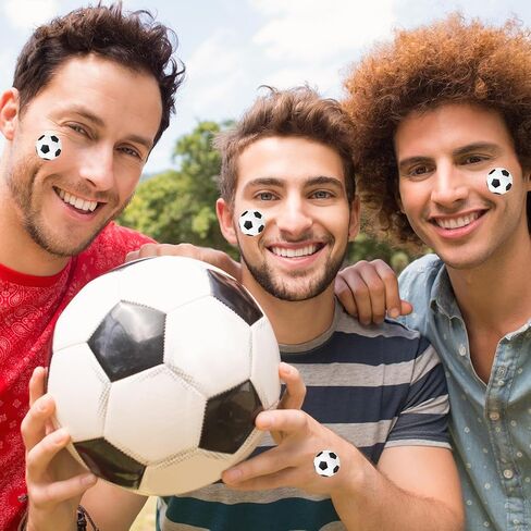 500 قطعة ملصقات كرة قدم ، ملصقات كرة رياضية لذيذة لفة فينيل كرة القدم عشاق لزجة مكافأة رياضة الكرة ديكور داء in Kuwait