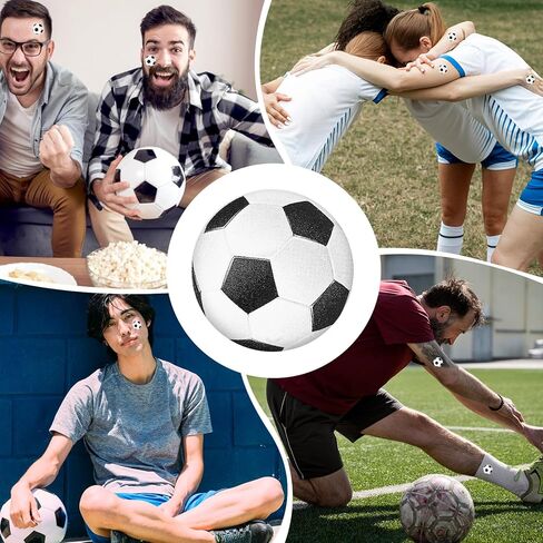 500 قطعة ملصقات كرة قدم ، ملصقات كرة رياضية لذيذة لفة فينيل كرة القدم عشاق لزجة مكافأة رياضة الكرة ديكور داء in Kuwait