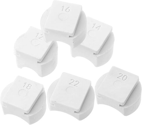 Topperfun 12pcs القالب الدائري ثني ، رنين الانحناء الملحقات DIY حلقة bender القالب ، المتداول المجوهر in Saudi Arabia