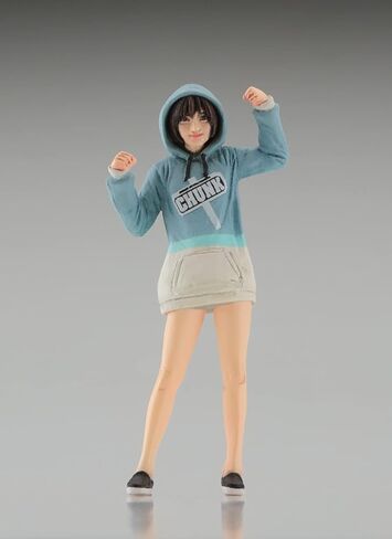 Hasegawa 64793 Creator Works Series Mechatro Chunk No.02 Grish Mint + Support Girl 1/35 Scale Color-Coded Plastic Model in Saudi Arabia