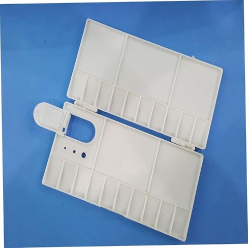 DOITOOL 3pcs Folding Plastic Watercolor Pigment Box Mixing Palette Lightweight Art Paint Mixing Trays for Watercolor Oil and Pigments in Saudi Arabia