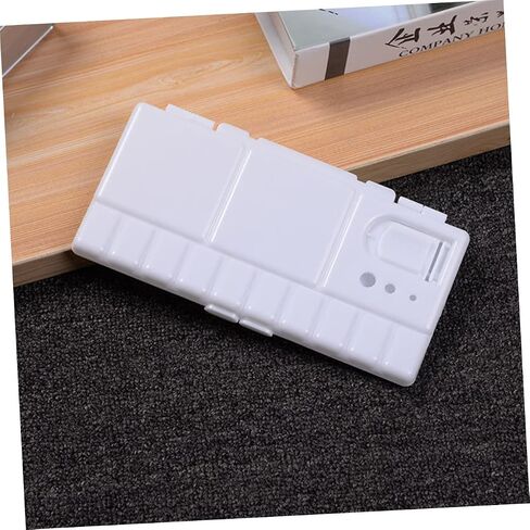 DOITOOL 3pcs Folding Plastic Watercolor Pigment Box Mixing Palette Lightweight Art Paint Mixing Trays for Watercolor Oil and Pigments in Saudi Arabia