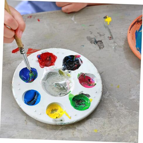 DOITOOL 24pcs Watercolor Pigment Plate Art Student Supplies Paint Tray Liners Smooth Surface Gouache Tray Oil Painting Palette in Saudi Arabia