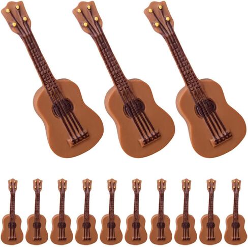 25Pcs Miniature Guitar Models - Resin Small House Musical Instruments for Party, Collectibles, Gifts - 1.37 * 0.51 * 0.19Inch in Saudi Arabia