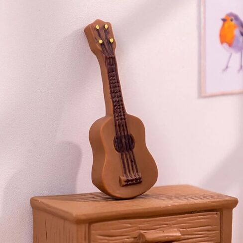 25Pcs Miniature Guitar Models - Resin Small House Musical Instruments for Party, Collectibles, Gifts - 1.37 * 0.51 * 0.19Inch in Saudi Arabia