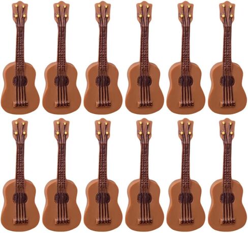 25Pcs Miniature Guitar Models - Resin Small House Musical Instruments for Party, Collectibles, Gifts - 1.37 * 0.51 * 0.19Inch in Saudi Arabia