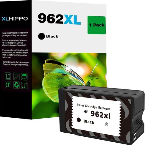 962XL استبدال الأسود المعاد تصنيعه لـ HP 962XL من خراطيش الحبر الأسود HP962 HP 962 XL متوافق مع OfficeJet 9015E 9018E 9025E OfficeJet Pro 9025 9018 9015 9010 9020 (Pack) in Kuwait