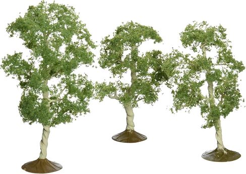 قطارات Bachmann - Scene Scapes - 3 " - 4" أشجار Aspen (3 لكل صندوق) - HO مقياس in Saudi Arabia