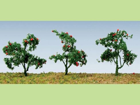 قطارات Bachmann - Scene Scapes - 3 " - 4" أشجار Aspen (3 لكل صندوق) - HO مقياس in Saudi Arabia