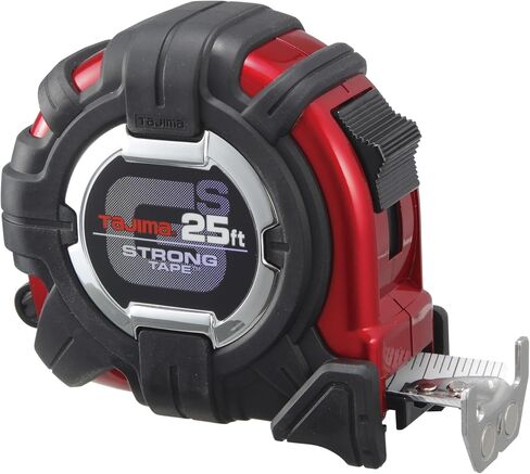 TAJIMA GS-Lock Tape Measure - 16ft x 1in Tape Measure with Compatible Clip & Horned Magnetic Hook - GS-MC16BW in Saudi Arabia