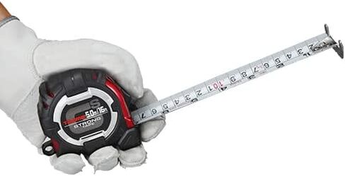 TAJIMA GS-Lock Tape Measure - 16ft x 1in Tape Measure with Compatible Clip & Horned Magnetic Hook - GS-MC16BW in Saudi Arabia