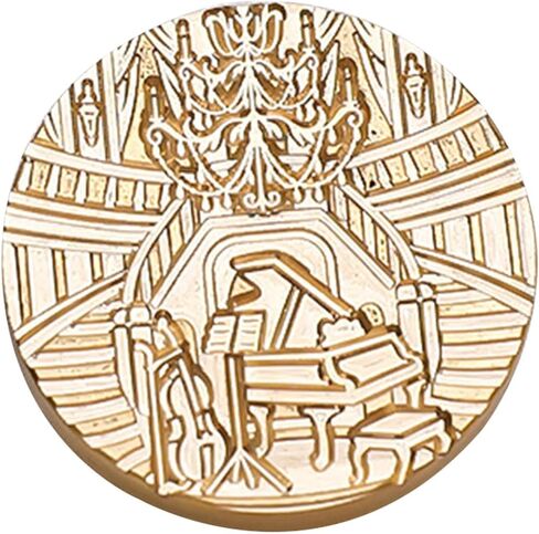 Thereisno Sealing Wax Stamp Head for Seal Envelope Invitation DIY Scrapbooking,Music Themed Wax Seal Stamp Head Replacement Sealing Wax Stamp Head in Kuwait