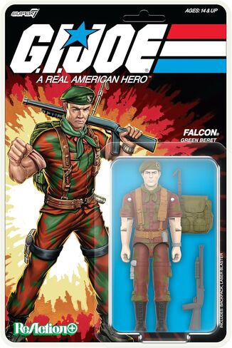Super7 G.I. Joe Reaction+ Wave 04 (Movie Collection) - Lt. Falcon Action Figure in Kuwait