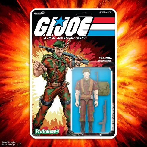 Super7 G.I. Joe Reaction+ Wave 04 (Movie Collection) - Lt. Falcon Action Figure in Kuwait
