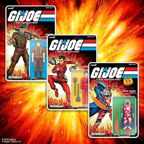 Super7 G.I. Joe Reaction+ Wave 04 (Movie Collection) - Lt. Falcon Action Figure in Kuwait