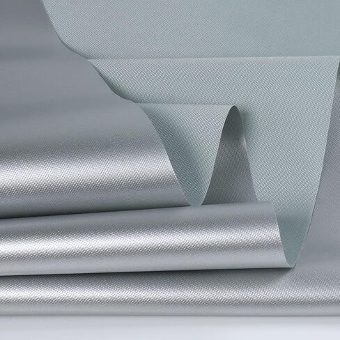 نسيج مقاوم للأشعة فوق البنفسجية للأشعة فوق البنفسجية ، UPF 50+ من الفضة دعم 210 من القماش من Denier من أجل في الهواء الطلق/داخلي ، المظلة ، خيمة ، Sunbrella ، التخييم ، مركبة DIY ، 60 "، بيعها الفناء (رمادي) in Kuwait
